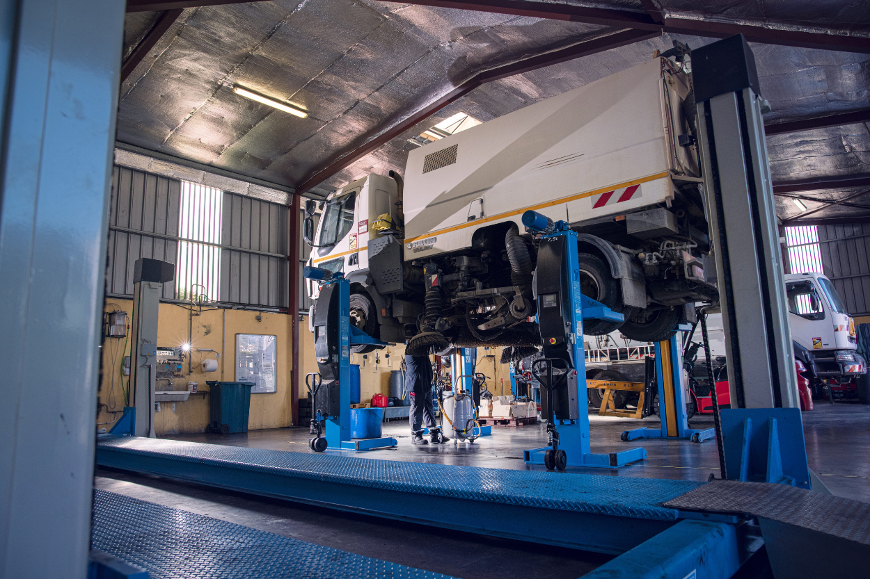 Atelier réparation poids lourds à La Réunion